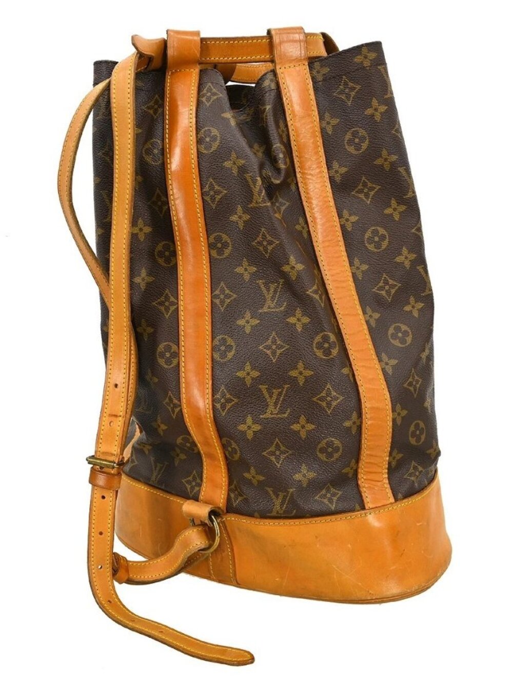 BUYIT04 LOUIS VUITTON RANDONNEE GM DRAWSTRING BAG MONOGRAM M42244 872A2 NQ07588 - Picture 2 of 15